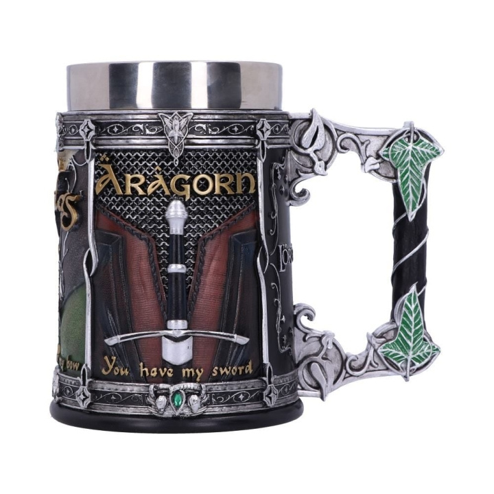 Lord of the Rings The Fellowship Tankard 15,5 cm i gruppen SPORT, FRITID & HOBBY / Morsomme produkter / Samlerobjekter hos TP E-commerce Nordic AB (D20387)