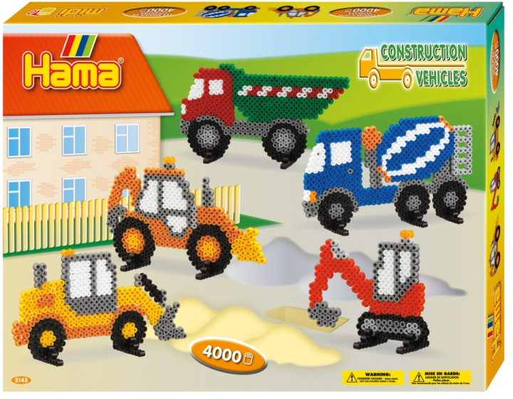 HAMA Beads Midi - Gaveeske - Anleggskjøretøy (3143) i gruppen LEKER, BARN OG BABY / Leker / Håndtverk hos TP E-commerce Nordic AB (D20390)