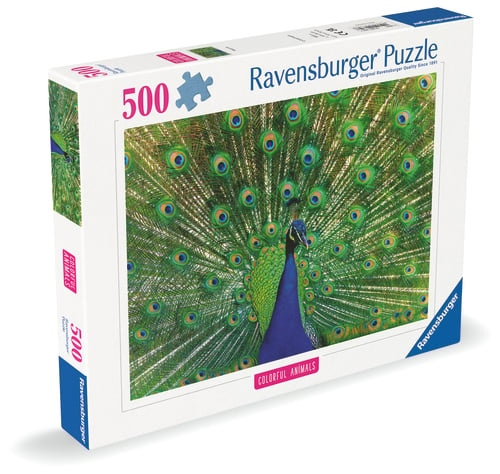 Ravensburger Påfugl - 500p (12001332) i gruppen SPORT, FRITID & HOBBY / Hobby / Puslespill hos TP E-commerce Nordic AB (D20416)