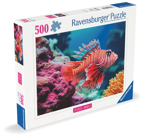 Ravensburger Rød løvefisk - 500 p (12001334) i gruppen SPORT, FRITID & HOBBY / Hobby / Puslespill hos TP E-commerce Nordic AB (D20418)