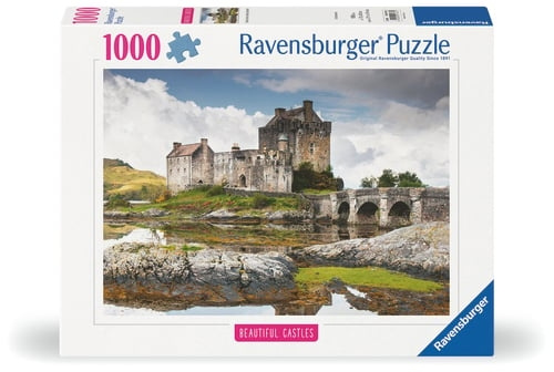 Ravensburger Vakre slott i Skottland - 1000 brikker (12001337) i gruppen SPORT, FRITID & HOBBY / Hobby / Puslespill hos TP E-commerce Nordic AB (D20421)