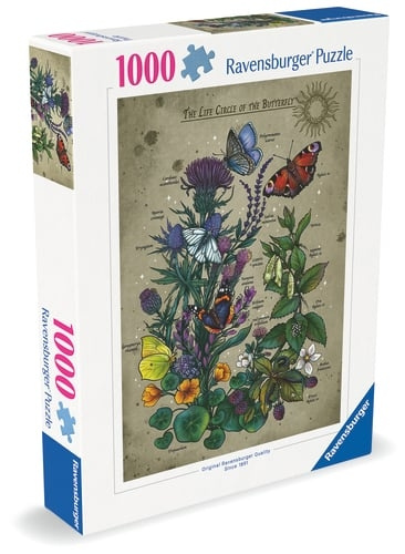Ravensburger Lifecircle Sommerfugl - 1000p (12001435) i gruppen SPORT, FRITID & HOBBY / Hobby / Puslespill hos TP E-commerce Nordic AB (D20433)