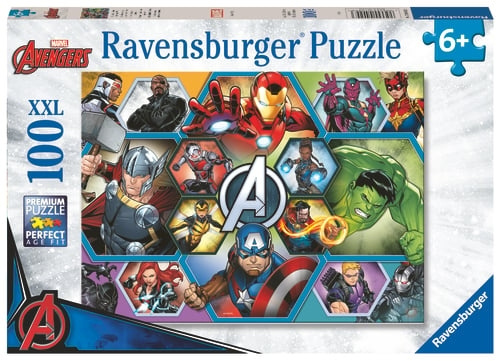 Ravensburger Marvel Avengers - 100p (12004029) i gruppen LEKER, BARN OG BABY / Leker / Barnas puslespill hos TP E-commerce Nordic AB (D20444)