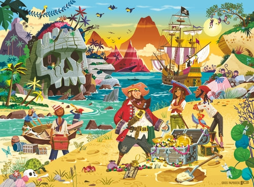 Ravensburger Treasure - 100p (12004133) i gruppen LEKER, BARN OG BABY / Leker / Barnas puslespill hos TP E-commerce Nordic AB (D20463)