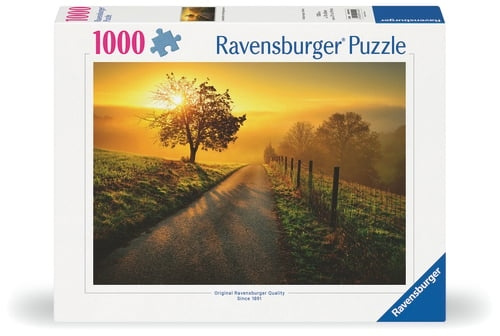Ravensburger Landskap i morgensol - 1000 brikker (12001445) i gruppen SPORT, FRITID & HOBBY / Hobby / Puslespill hos TP E-commerce Nordic AB (D20473)