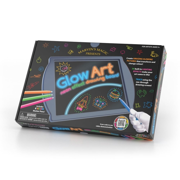 Marvin\'s Magic Marvins Magic - Glow Art - Svart - (MMG009B) i gruppen LEKER, BARN OG BABY / Leker / Leksaker hos TP E-commerce Nordic AB (D20487)