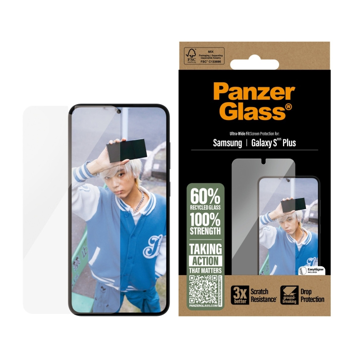 Panzer Glass - Skjermbeskytter Galaxy S25 Plus, UWF i gruppen SMARTTELEFON & NETTBRETT / Mobilbeskyttelse / Samsung hos TP E-commerce Nordic AB (D20496)