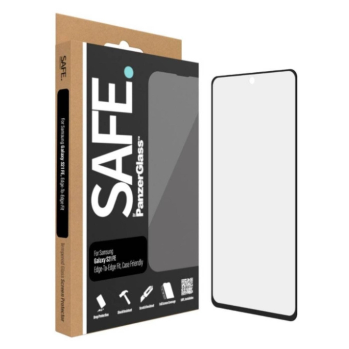 PanzerGlass SAFE by PanzerGlass - Skjermbeskytter - Samsung Galaxy S21 FE i gruppen SMARTTELEFON & NETTBRETT / Mobilbeskyttelse / Samsung hos TP E-commerce Nordic AB (D20527)