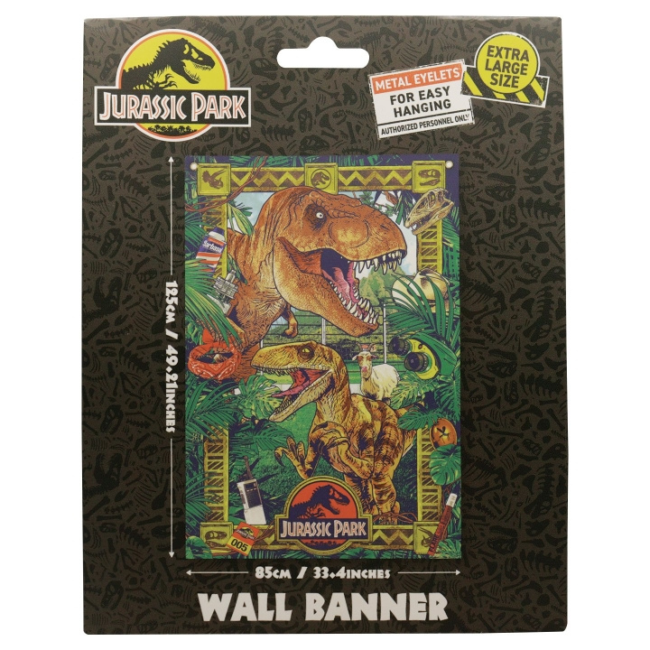 Jurassic Park veggbanner i gruppen SPORT, FRITID & HOBBY / Morsomme produkter / Samlerobjekter hos TP E-commerce Nordic AB (D20546)