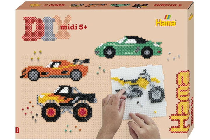 Hama Midi gaveeske Biler - (383162) i gruppen LEKER, BARN OG BABY / Leker / Håndtverk hos TP E-commerce Nordic AB (D20552)