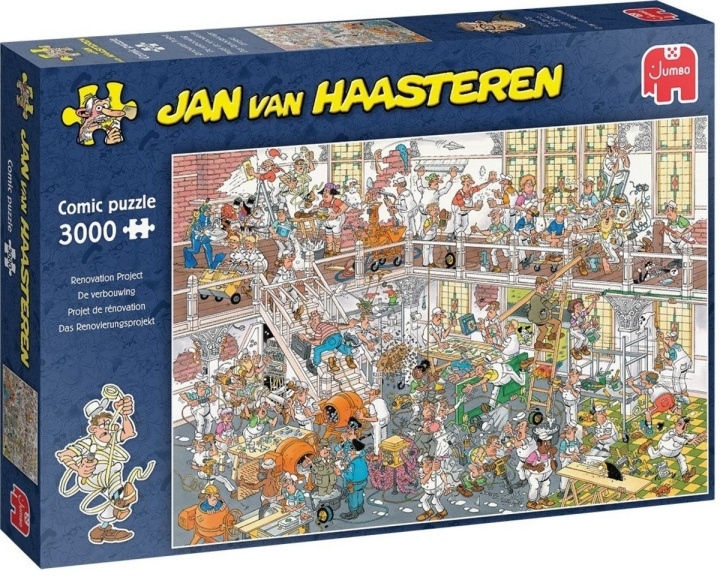Jan van Haasteren Renovasjonsprosjekt (3000 brikker) (1110100524) i gruppen SPORT, FRITID & HOBBY / Hobby / Puslespill hos TP E-commerce Nordic AB (D20556)