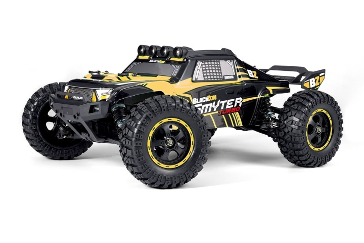 Blackzon Smyter DT Turbo 1/12 4WD 3S børsteløs - gul (540255) i gruppen LEKER, BARN OG BABY / Radiostyrt / Radiostyrte biler hos TP E-commerce Nordic AB (D20609)