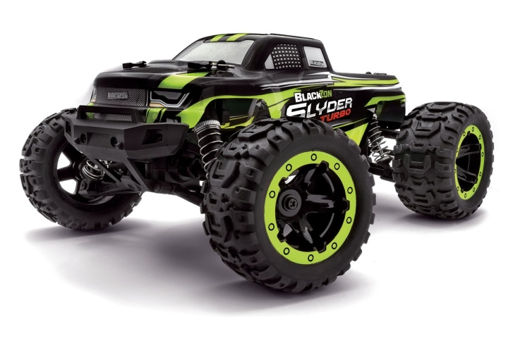 Blackzon Slyder MT Turbo 1/16 4WD 2S Brushless - Grønn (540208) i gruppen LEKER, BARN OG BABY / Radiostyrt / Bilbaner / Biler hos TP E-commerce Nordic AB (D20621)