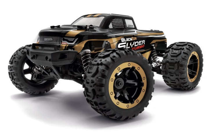 Blackzon Slyder MT Turbo 1/16 4WD 2S Brushless - Gull (540212) i gruppen LEKER, BARN OG BABY / Radiostyrt / Bilbaner / Biler hos TP E-commerce Nordic AB (D20626)