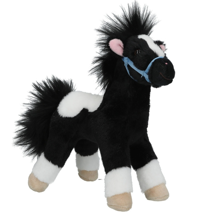 Miss Melody Plysjhest svart hvit 18 cm - (0413479) i gruppen LEKER, BARN OG BABY / Babyleker (0-3 år) / Kosedyr hos TP E-commerce Nordic AB (D20635)