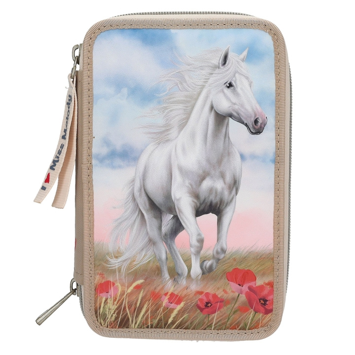 Miss Melody Trippel pennalhus - Poppy Sand - Beige i gruppen LEKER, BARN OG BABY / Leker / Penal hos TP E-commerce Nordic AB (D20651)