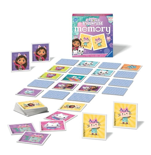 Ravensburger Gabby\'s Dollhouse Mini Memory - 48 kort (10620956) i gruppen LEKER, BARN OG BABY / Spill / Kortspill hos TP E-commerce Nordic AB (D20660)