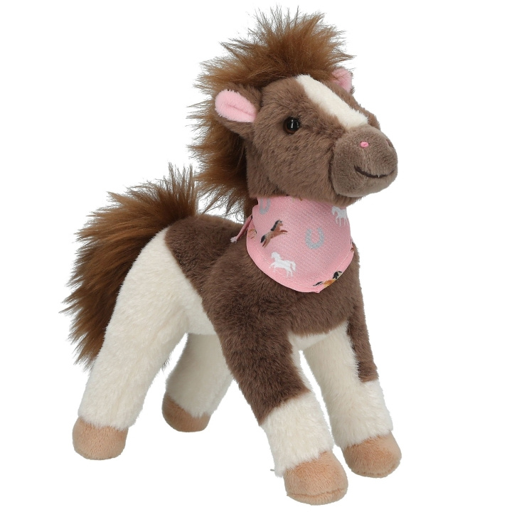 Miss Melody Plysjhest Brun Hvit 18 cm - (0413480) i gruppen LEKER, BARN OG BABY / Babyleker (0-3 år) / Kosedyr hos TP E-commerce Nordic AB (D20661)