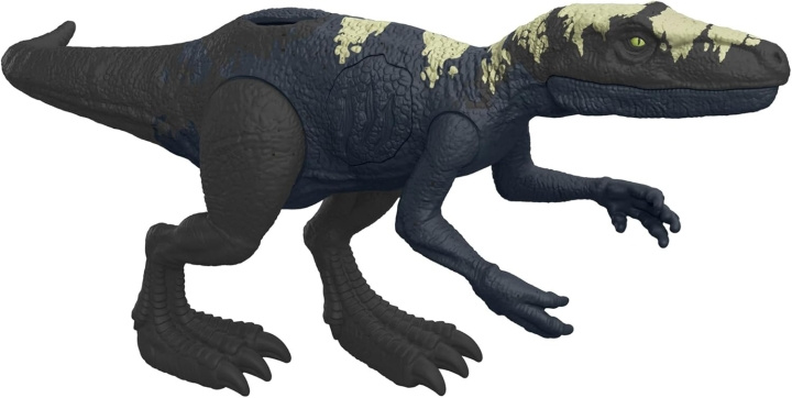 Jurassic World Stor Epic Attack Herrerasaurus m. skade, lys og lyd (HTP66) i gruppen LEKER, BARN OG BABY / Leker / Figurer, miniatyrer og tilbehør hos TP E-commerce Nordic AB (D20669)