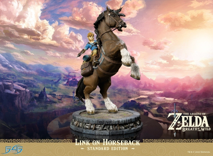 First4Figures The Legend Of Zelda: Breath Of The Wild (Link på hesteryggen) RESIN Statue /Figurer i gruppen SPORT, FRITID & HOBBY / Morsomme produkter / Samlerobjekter hos TP E-commerce Nordic AB (D20685)