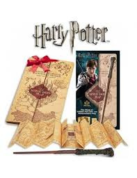 Noble Collection Harry Potter tryllestav og marodørkart - Blisterpakning i gruppen SPORT, FRITID & HOBBY / Morsomme produkter / Samlerobjekter hos TP E-commerce Nordic AB (D20711)