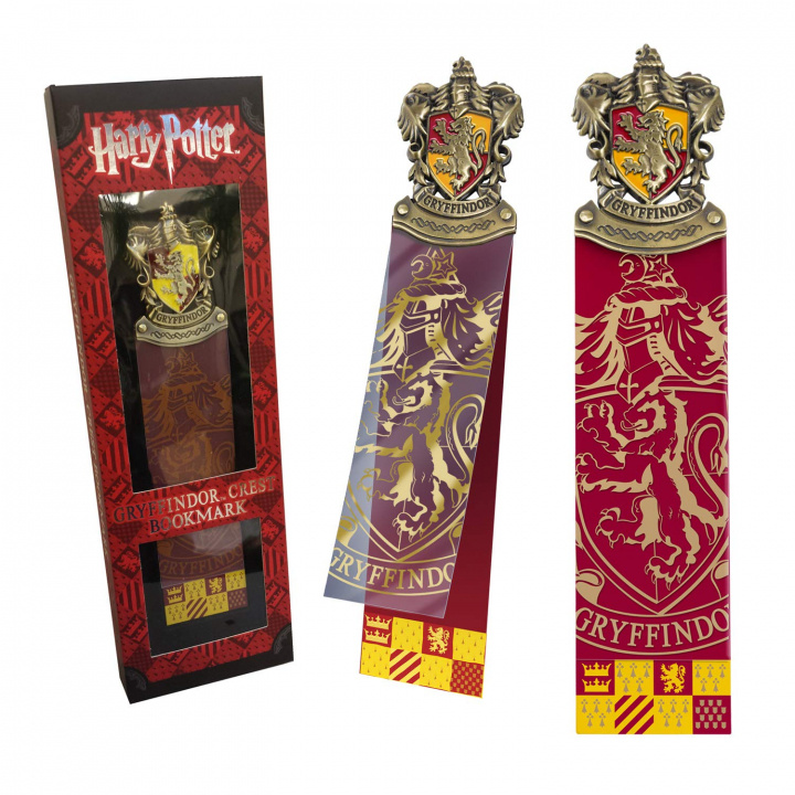 Noble Collection Harry Potter - Bokmerke med Gryffondor-våpen i gruppen SPORT, FRITID & HOBBY / Morsomme produkter / Samlerobjekter hos TP E-commerce Nordic AB (D20721)