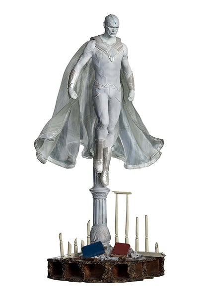 IronStudios - Marvel Wandavision: BDS 1:10 kunstskala-statue - White Vision i gruppen SPORT, FRITID & HOBBY / Morsomme produkter / Samlerobjekter hos TP E-commerce Nordic AB (D20738)