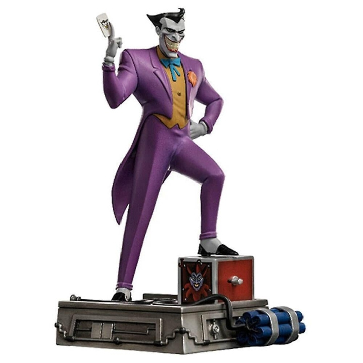 IronStudios - DC Comics Batman Animated Series: 1:10 kunstskala statue - Jokeren i gruppen SPORT, FRITID & HOBBY / Morsomme produkter / Samlerobjekter hos TP E-commerce Nordic AB (D20745)