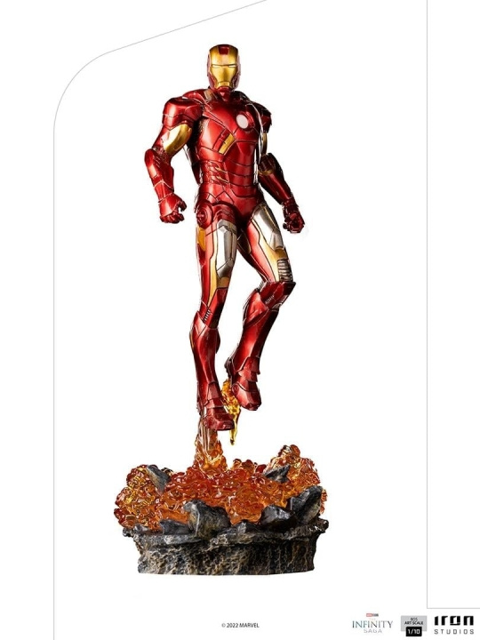 IronStudios - Marvel The Infinity Saga: Statue i kunstskala 1:10 - Iron Man i gruppen SPORT, FRITID & HOBBY / Morsomme produkter / Samlerobjekter hos TP E-commerce Nordic AB (D20746)