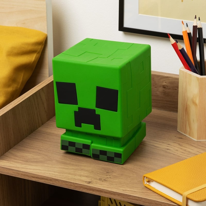 Paladone Minecraft Creeper SquishyGlo silikonlampe, oppladbar i gruppen LEKER, BARN OG BABY / Barnerom / Belysning / Bordlamper hos TP E-commerce Nordic AB (D20759)