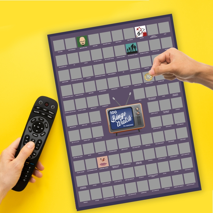 Mad Monkey Topp 100-serien med skrapeplakater i gruppen SPORT, FRITID & HOBBY / Morsomme produkter / Morsomme produkter hos TP E-commerce Nordic AB (D20770)