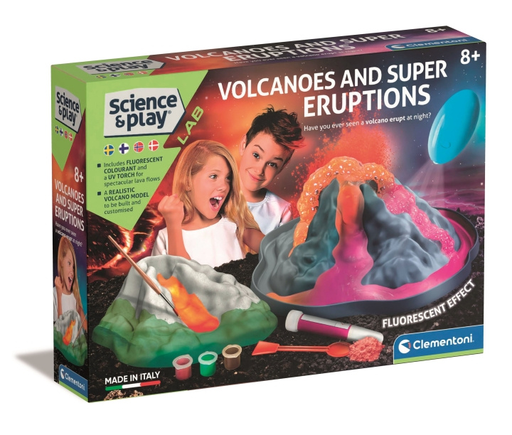 Clementoni Science & Play - Vulkan som lyser i mørket (78803) i gruppen LEKER, BARN OG BABY / Leker / Håndtverk hos TP E-commerce Nordic AB (D20805)