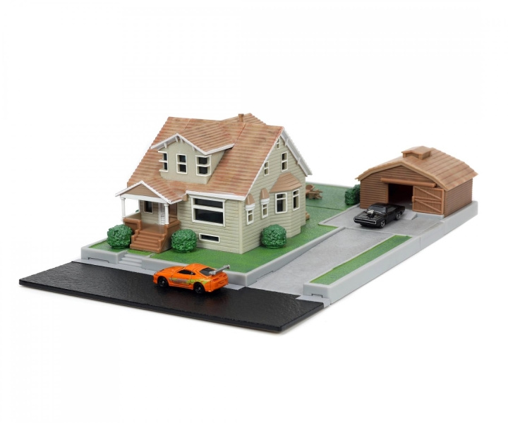 Jada Fast & Furious - Nano Dom\'s House Display Diorama (253203081) i gruppen LEKER, BARN OG BABY / Leker / Lekesett hos TP E-commerce Nordic AB (D20811)