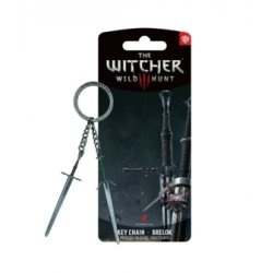 Good Loot The Witcher 3 Geralt nøkkelring med to sverd i gruppen SPORT, FRITID & HOBBY / Morsomme produkter / Samlerobjekter hos TP E-commerce Nordic AB (D20815)