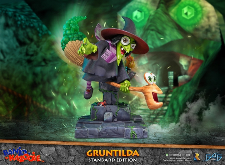 First4Figures Banjo Kazooie (Gruntilda) RESIN Statue i gruppen SPORT, FRITID & HOBBY / Morsomme produkter / Samlerobjekter hos TP E-commerce Nordic AB (D20826)