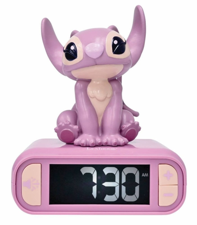Lexibook Disney Stitch - Engel vekkerklokke med lyder (RL800D1) i gruppen HJEM, HUS OG HAGE / Klokker & Teller / Vekkerklokker hos TP E-commerce Nordic AB (D20837)