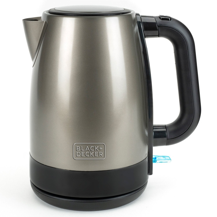 BLACK+DECKER Vannkoker 2200W 1,7L Børstet Rustfritt Stål i gruppen HJEM, HUS OG HAGE / Husholdningsapparater / Vann og juice / Vannkokere hos TP E-commerce Nordic AB (D20873)
