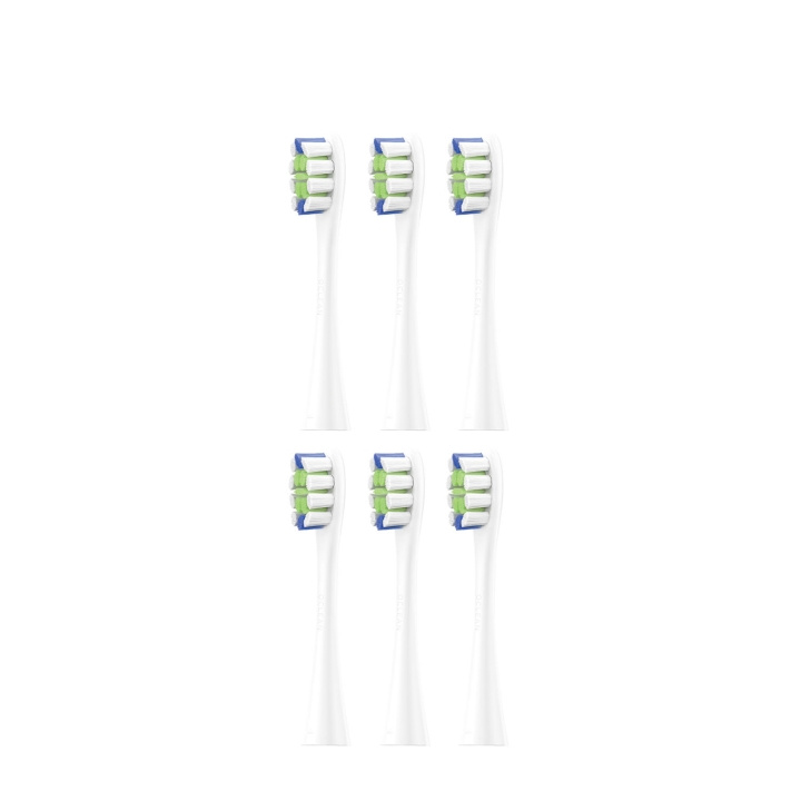 Oclean Børstehode Professional Clean 6-Pakk Hvit i gruppen HELSE OG SKJØNNHET / Munnpleie / Elektriske tannbørster tilbehør hos TP E-commerce Nordic AB (D20876)