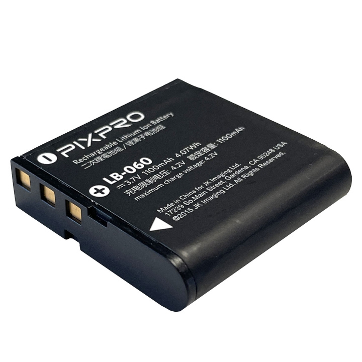 Kodak Batteri For Pixpro Az421/422/425/527/528 Lb-060 3.7/1 100mah i gruppen Elektronikk / Foto og video / Fotograferingsutstyr / Annet hos TP E-commerce Nordic AB (D20892)