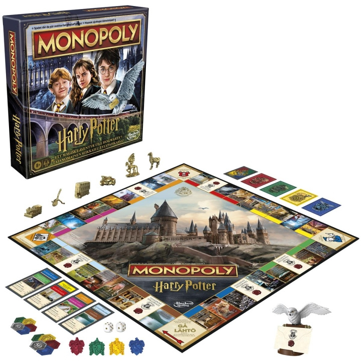 Hasbro gaming Brettspill Monopoly Harry Potter (SE/FI) i gruppen LEKER, BARN OG BABY / Spill / Brettspill hos TP E-commerce Nordic AB (D20912)