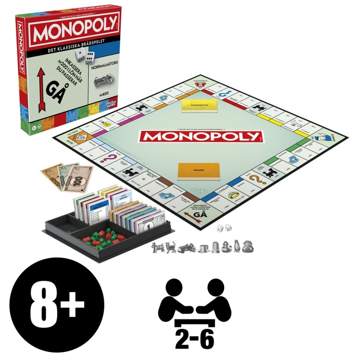Hasbro gaming Brettspill Monopoly Classic 90th Year Edition (SE) i gruppen LEKER, BARN OG BABY / Spill / Brettspill hos TP E-commerce Nordic AB (D20920)