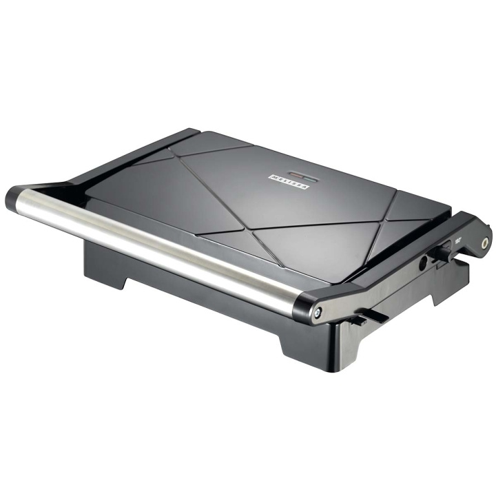 MELISSA Panini-grill og kontaktgrill med non-stick-belegg og overopphetingsbeskyttelse 1000W Svart i gruppen HJEM, HUS OG HAGE / Husholdningsapparater / Brødristere og toastjern hos TP E-commerce Nordic AB (D20921)