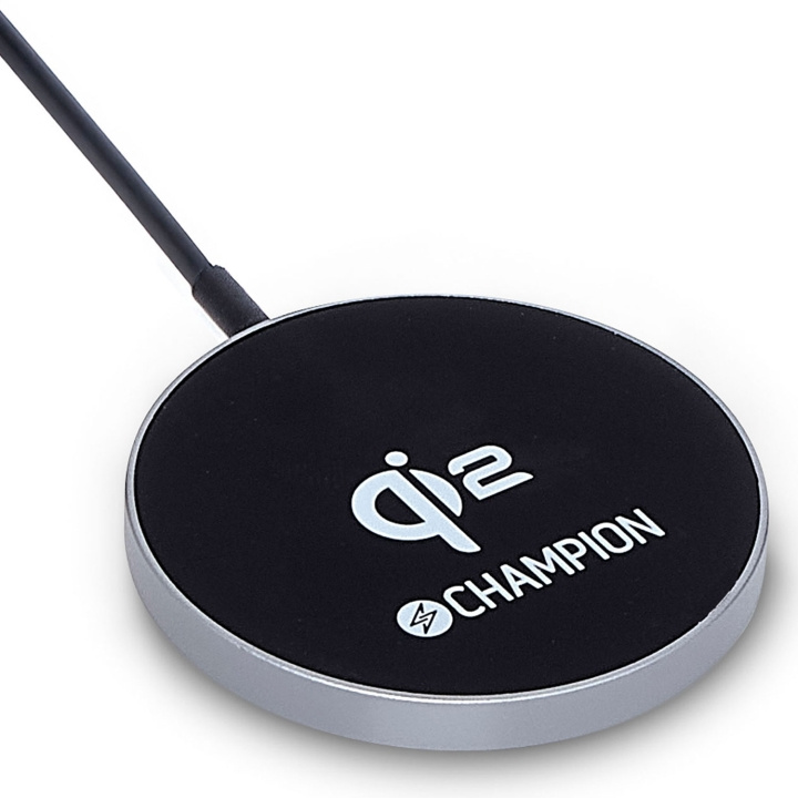 Champion Trådlös laddare QI2 15W i gruppen SMARTTELEFON & NETTBRETT / Ladere og Kabler / Trådløs lader QI hos TP E-commerce Nordic AB (D20975)