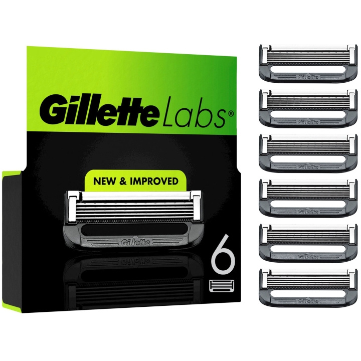 Gillette Rakblad Labs 6st i gruppen HELSE OG SKJØNNHET / Hår & styling / Barbering og trimming / Barberhøvler og tilbehør hos TP E-commerce Nordic AB (D20985)