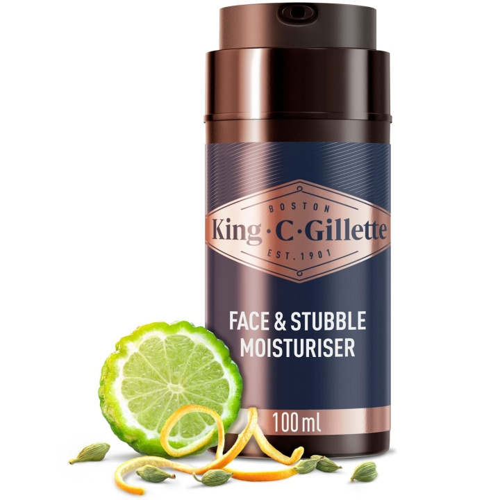 King C. Gillette Face & Stubble Moisturizer 100ml i gruppen HELSE OG SKJØNNHET / Hår & styling / Skjeggpleie / Skjeggolje hos TP E-commerce Nordic AB (D20991)
