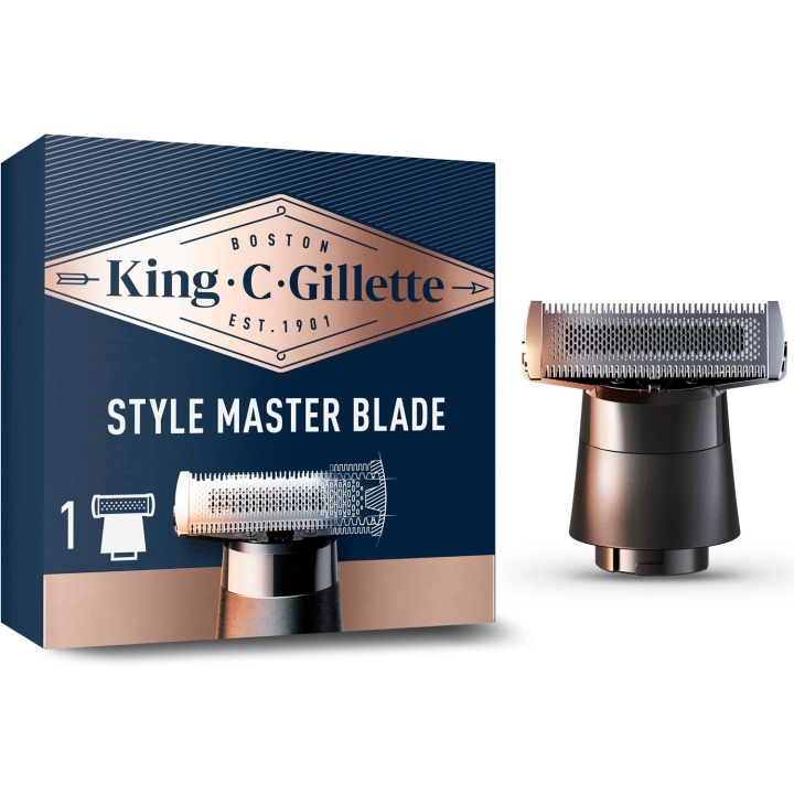 King C. Gillette Rakblad Styler Master XT10 Black i gruppen HELSE OG SKJØNNHET / Hår & styling / Barbering og trimming / Barberhøvler og tilbehør hos TP E-commerce Nordic AB (D20992)