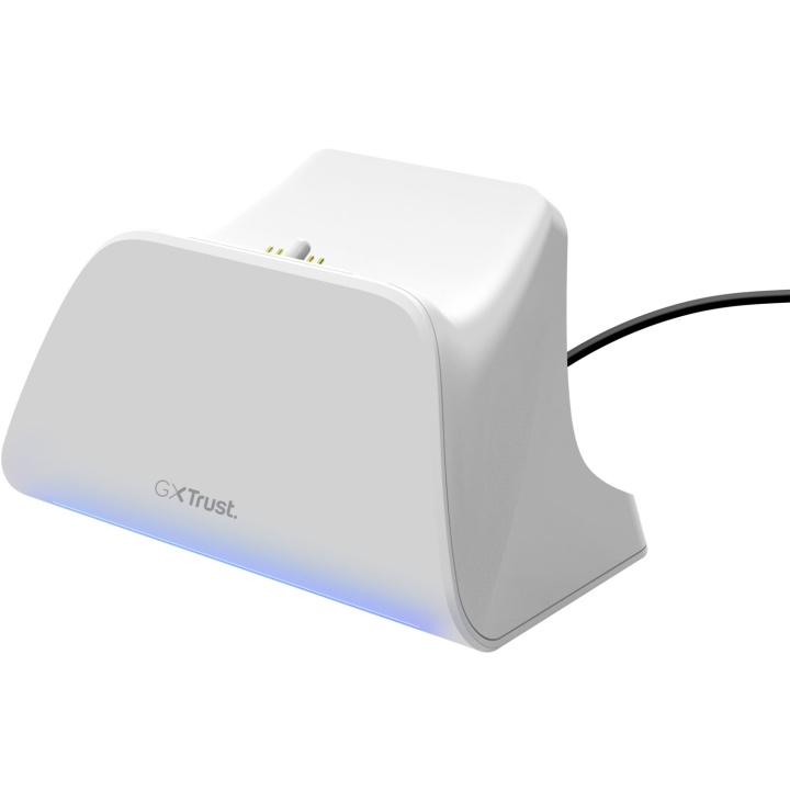 Trust GXT 255W Snabbladdningsställ för PS5-handkontroll Vit i gruppen Elektronikk / TV-spill & tilbehør / Sony PlayStation 5 hos TP E-commerce Nordic AB (D21062)