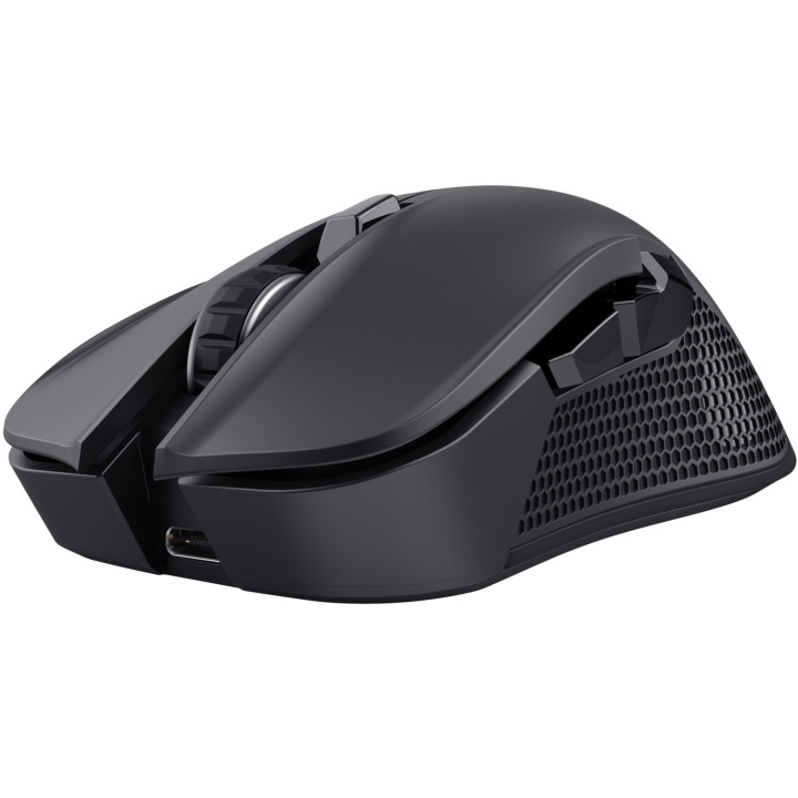 Trust GXT 931 Ybar Trådlös gamingmus Svart i gruppen Datautstyr / Mus & Tastatur / Mus / Gaming hos TP E-commerce Nordic AB (D21064)