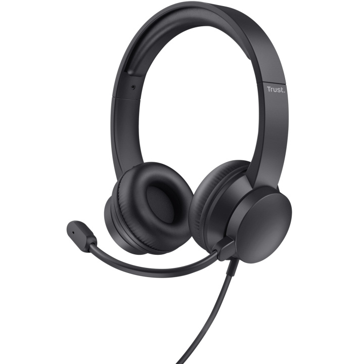 Trust Ayda PC-headset USB Svart i gruppen Datautstyr / Datamaskin Tilbehør / Headset hos TP E-commerce Nordic AB (D21067)