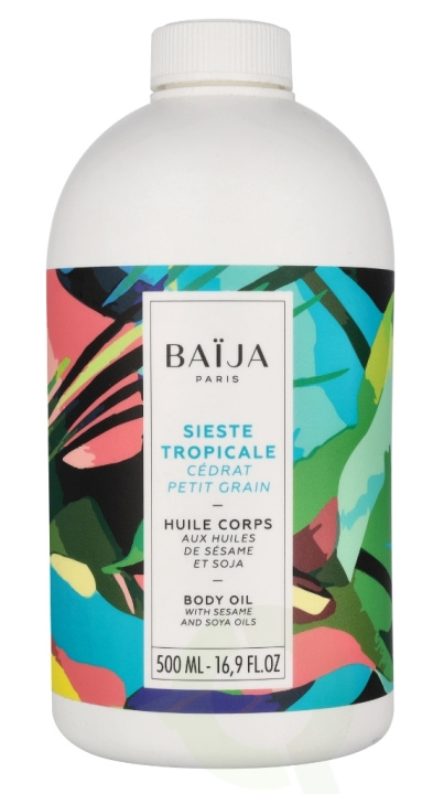 Baija Paris Baija Sieste Tropicale Body Oil Citron Petit Grain 500 ml i gruppen HELSE OG SKJØNNHET / Hudpleie / Kroppspleie / Kroppsolje hos TP E-commerce Nordic AB (D21083)